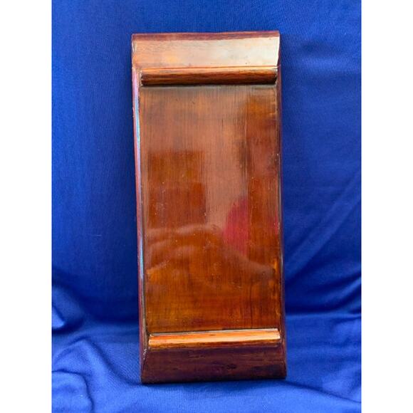 Vintage Lacquer Wooden Mother of Pearl Inlay Chinese Smoking or Ink Box - Picture 2 of 4